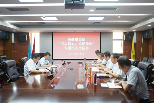 陜儲(chǔ)糧集團(tuán)黨委召開 “不忘初心、牢記使命”專題民主生活會(huì)